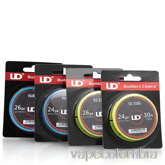 Kit Vape Completo Ud Youde Cable De Resistencia 28 Ga - Níquel 200